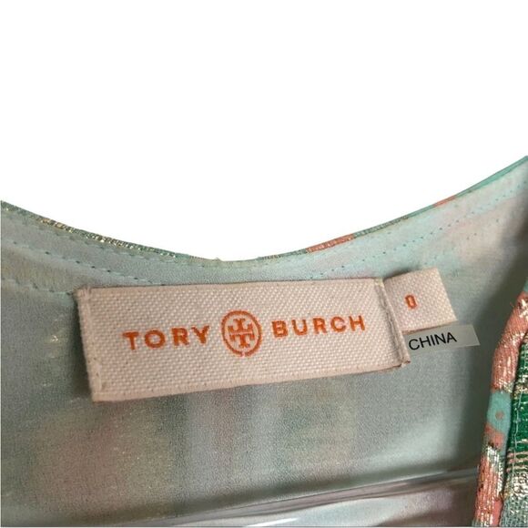 Tory Burch | McKenna Silk Kimono Tunic Dress 0 - Picture 4 of 8